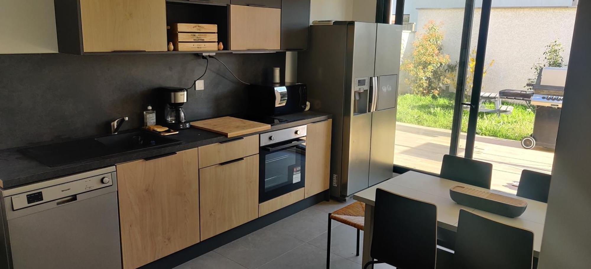 Logement Cosy Neuf Avec Jardin Mions Kültér fotó